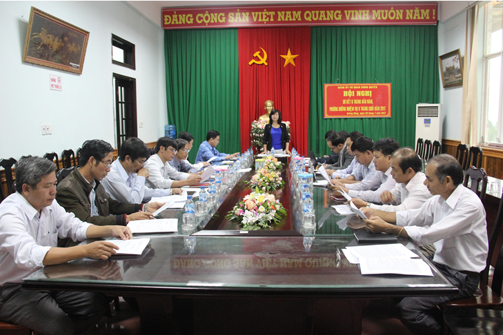 Đảng Ủy Cơ Quan Chính Quyền Huyện Krông Năng: Sơ Kết Công Tác 6 Tháng Đầu Năm 2017